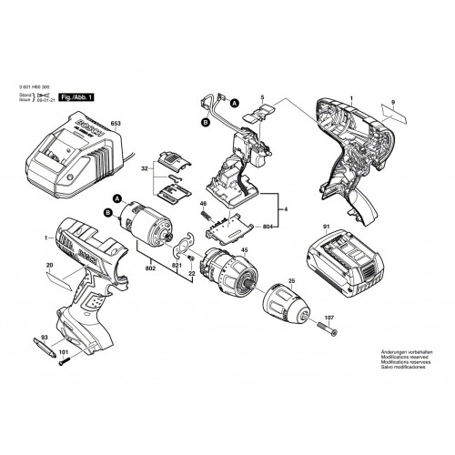 Запчасти для шуруповерта Bosch GSR 18-2-LI